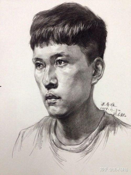 素描男神图片,线条勾勒出的经典魅力